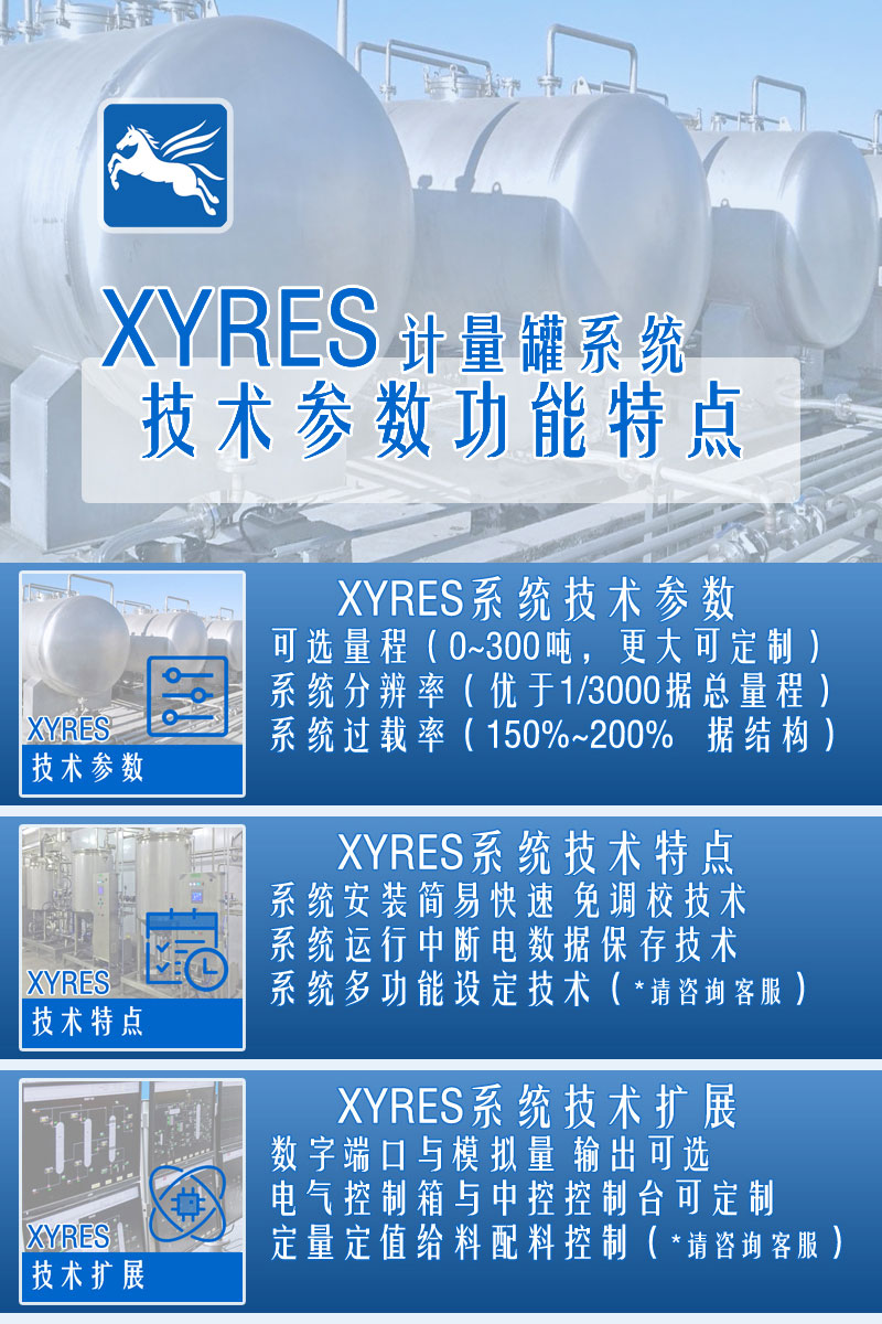 XYRES電子稱(chēng)重式計(jì)量罐系統(tǒng) 配置參數(shù)
